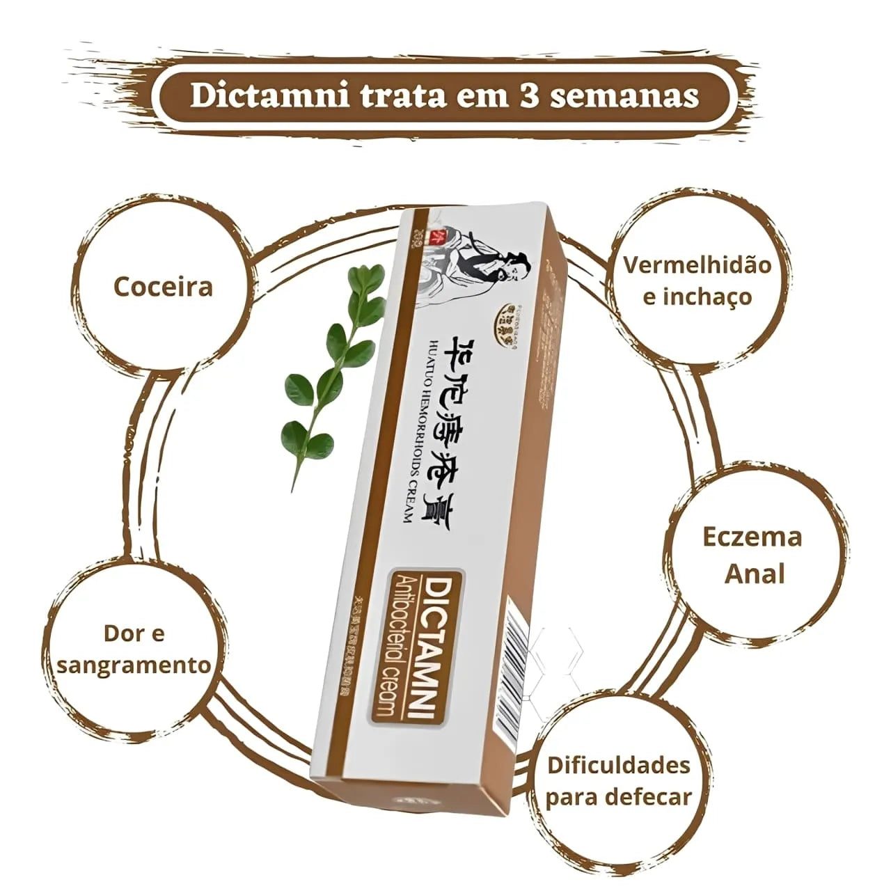 Pomada Dictamni Hemorroida, Fissura, Coceira, Alivio Imediato