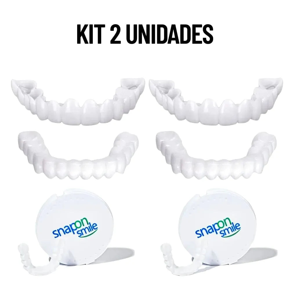 Lente Dental White Snap On Smile