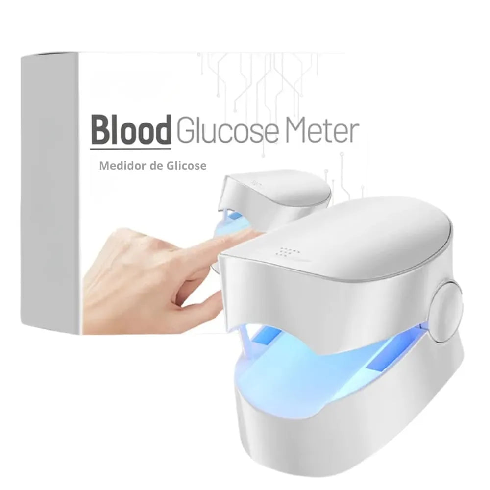 Blood Glucose Meter - Medidor de Glicose e Açúcar a Laser e Oximetro