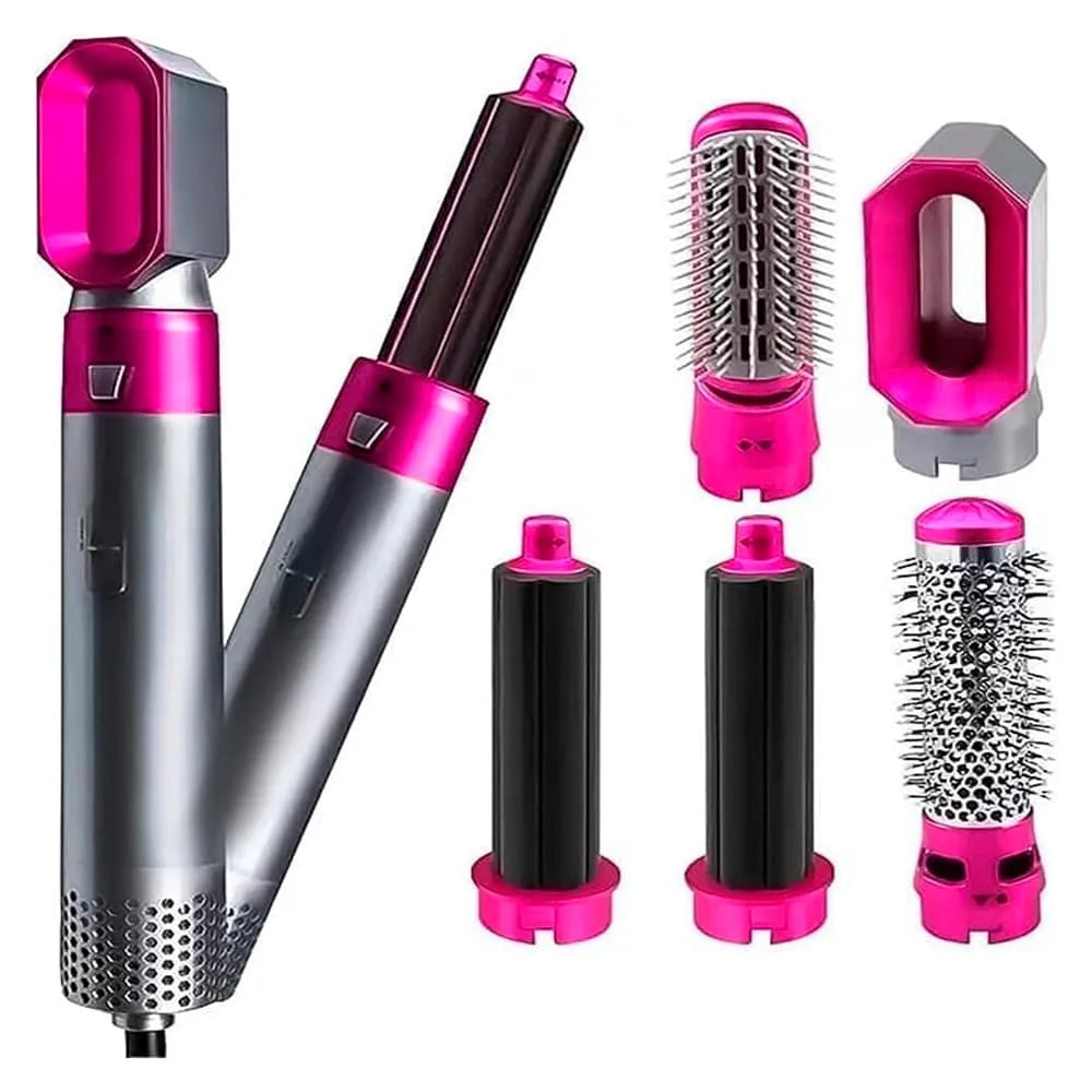 Escova Modeladora 5 em 1 Deluxe - Escova, Seca, Alisa, Cacheia e Modela