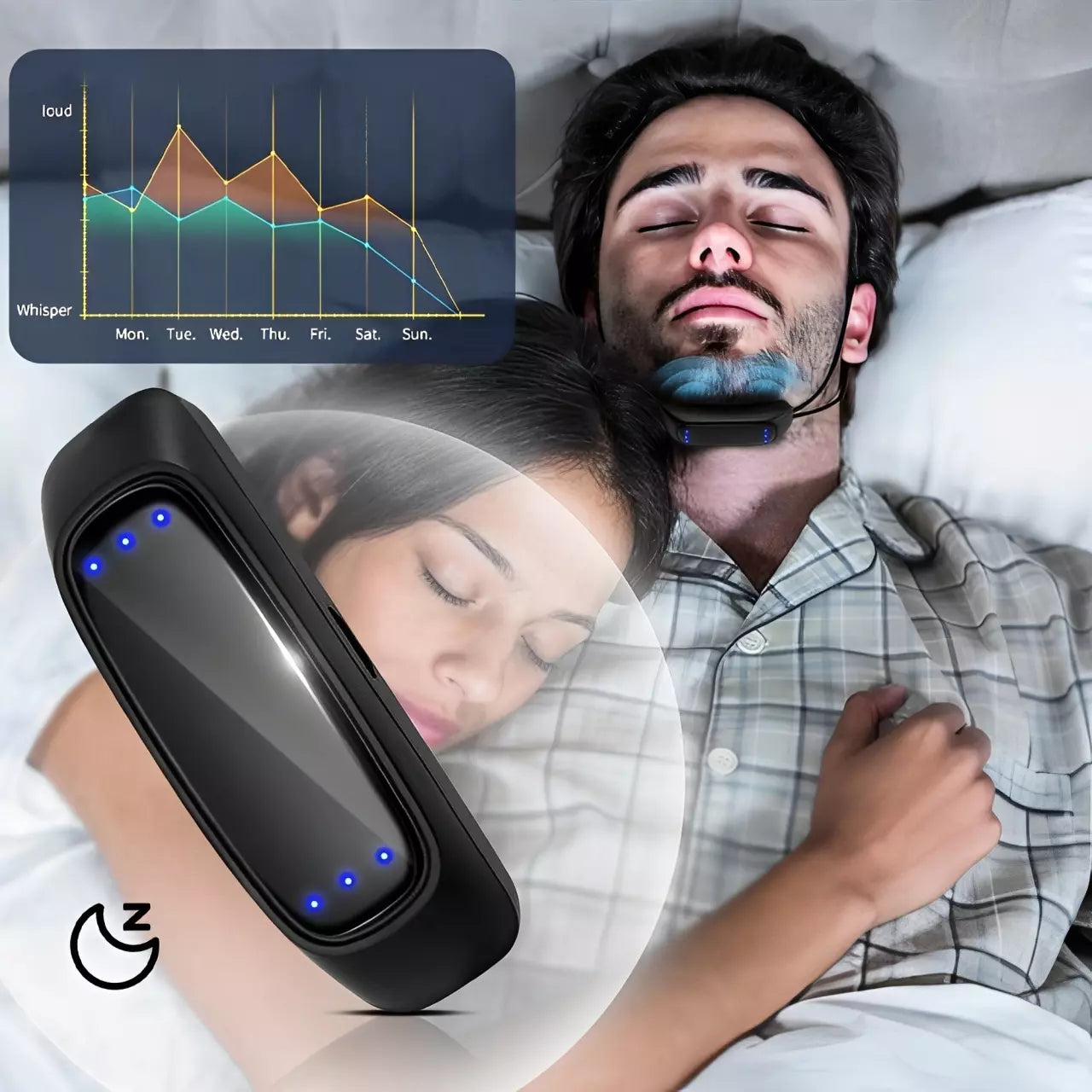 Dispositivo Anti-Ronco – Durma Melhor e Acorde Revigorado