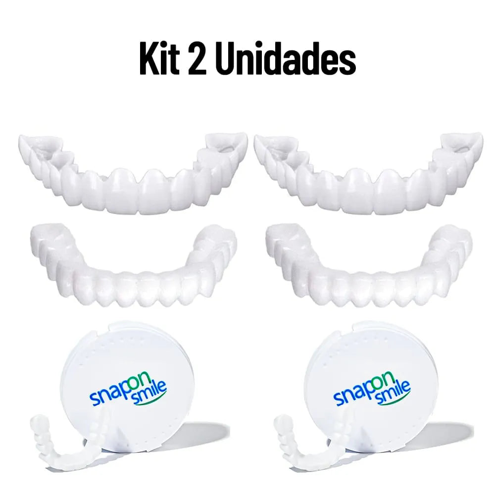 Lente Dental White Snap On Smile